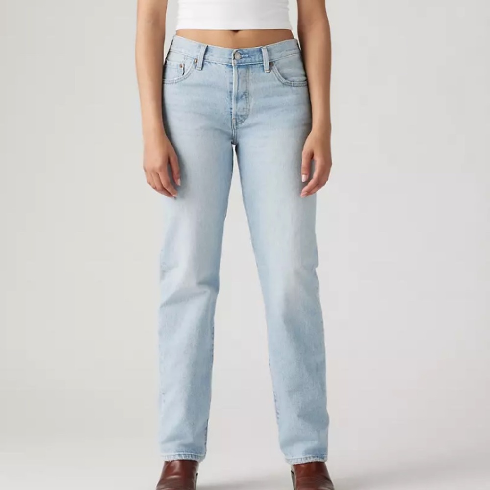 Levi's 501 90s Jeans - W26 x 32L Light Wash